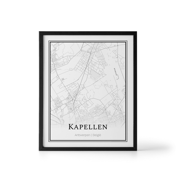 Plattegrond Kapellen poster Where It Happened