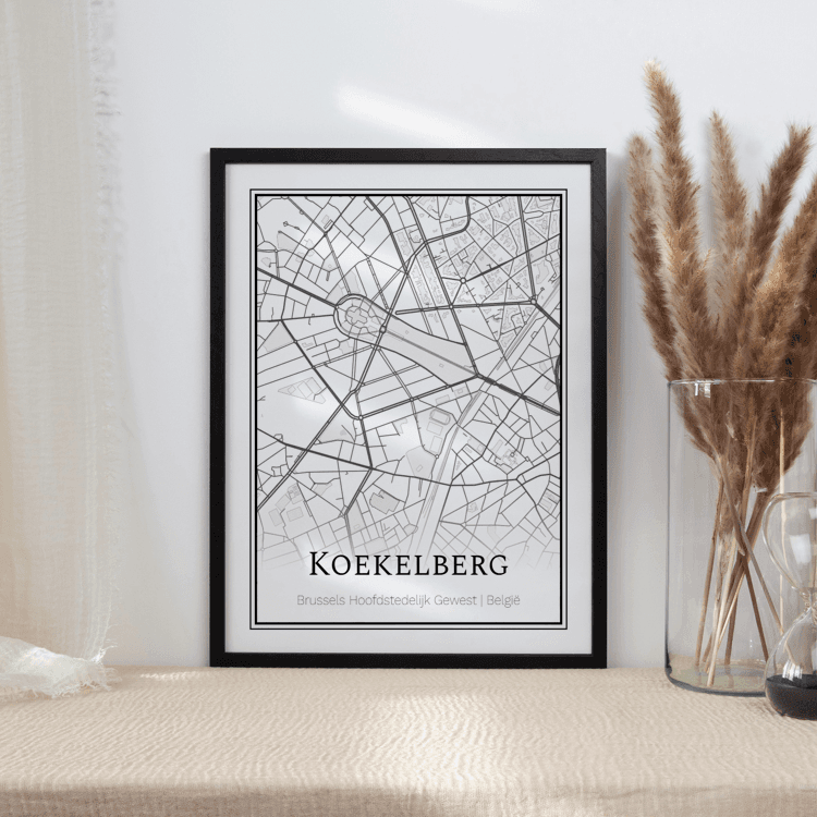Plattegrond Koekelberg poster 2