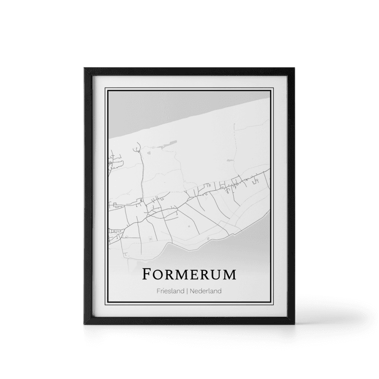 Plattegrond Formerum poster