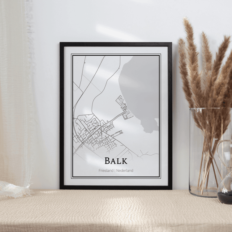 Plattegrond Balk poster 2
