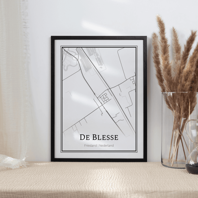 Plattegrond De Blesse poster 2