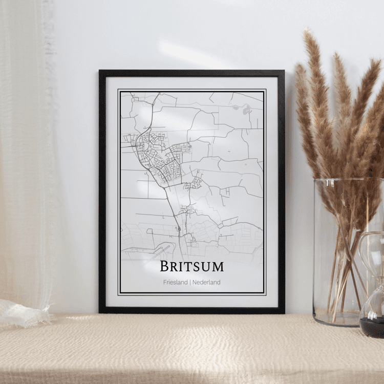 Plattegrond Britsum poster 2