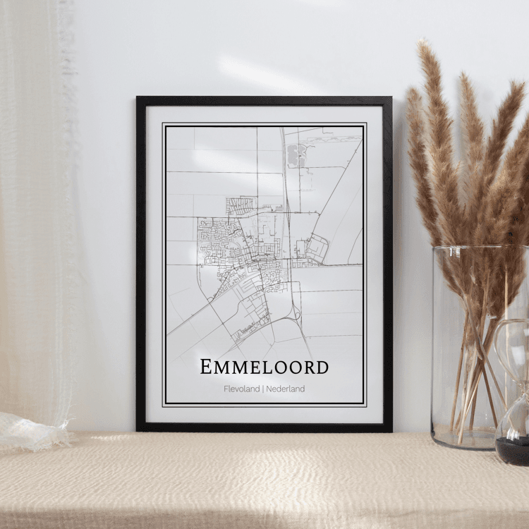 Plattegrond Emmeloord poster 2