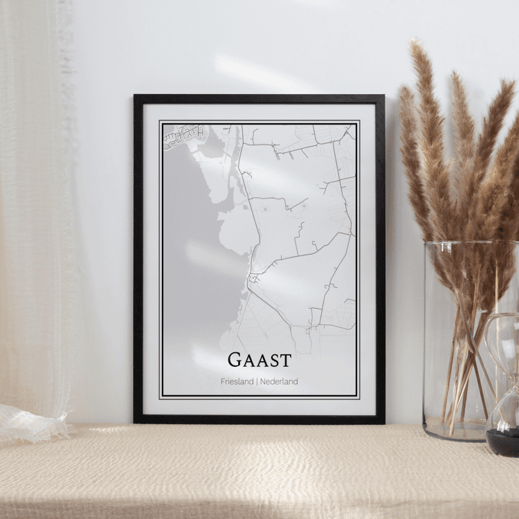 Plattegrond Gaast poster 2
