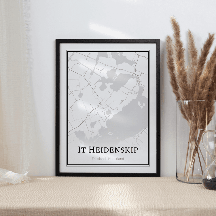Plattegrond It Heidenskip poster 2