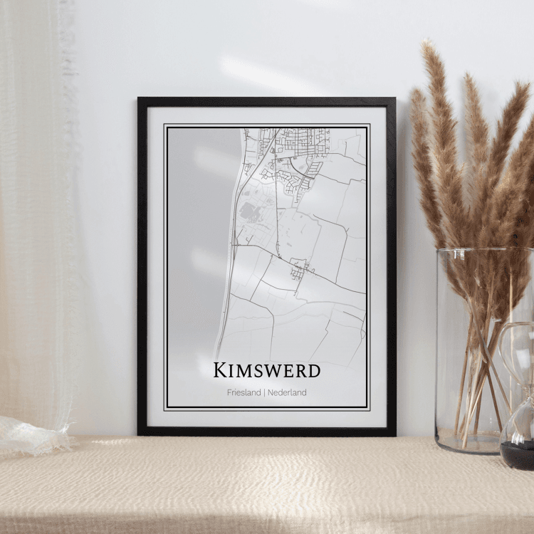 Plattegrond Kimswerd poster 2