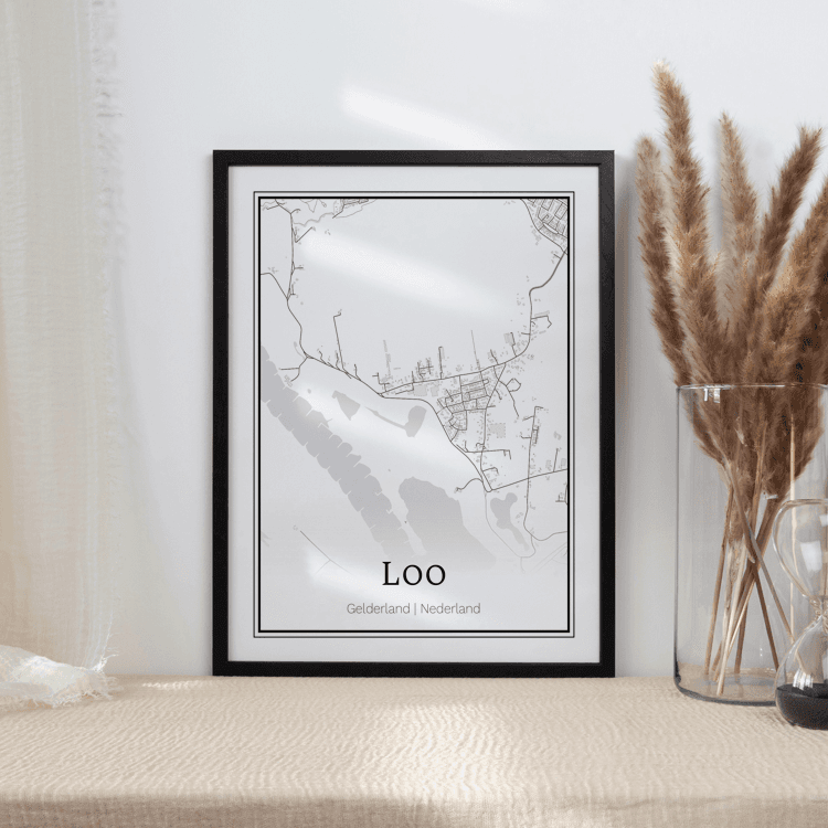 Plattegrond Loo poster 2