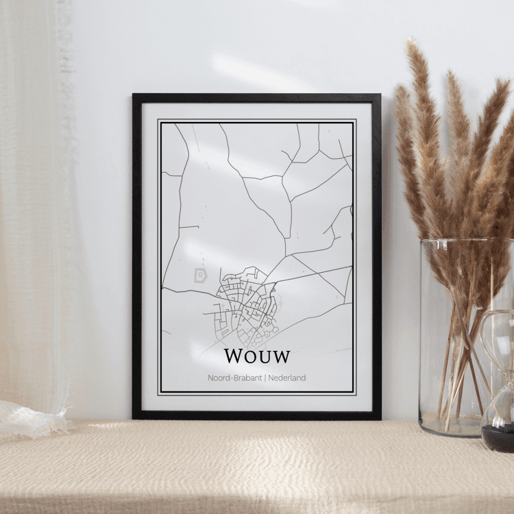 Plattegrond Wouw poster 2