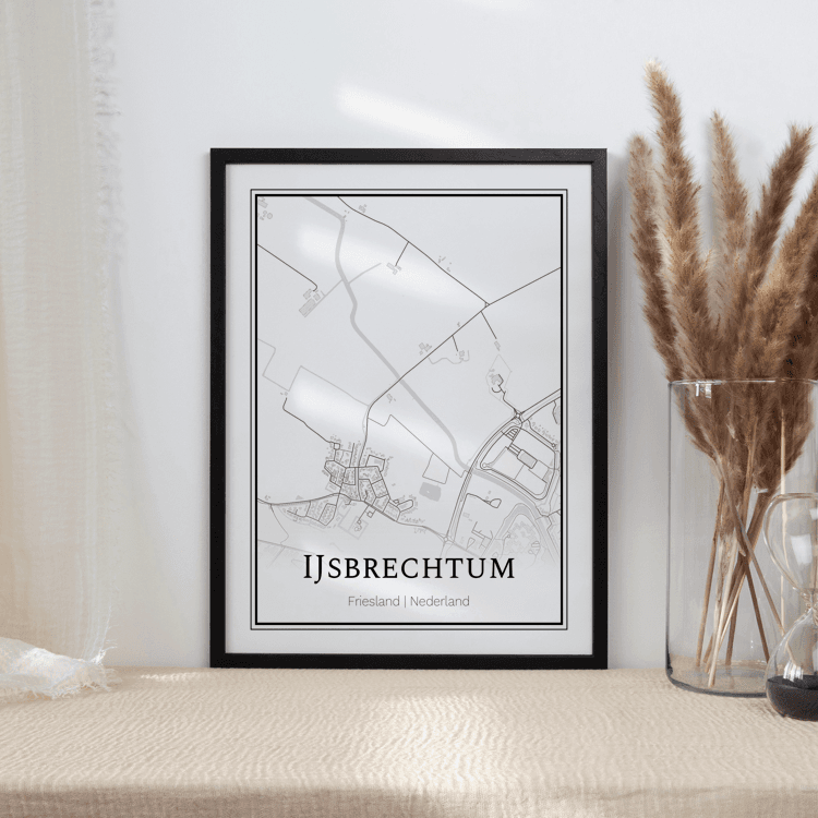 Plattegrond IJsbrechtum poster 2