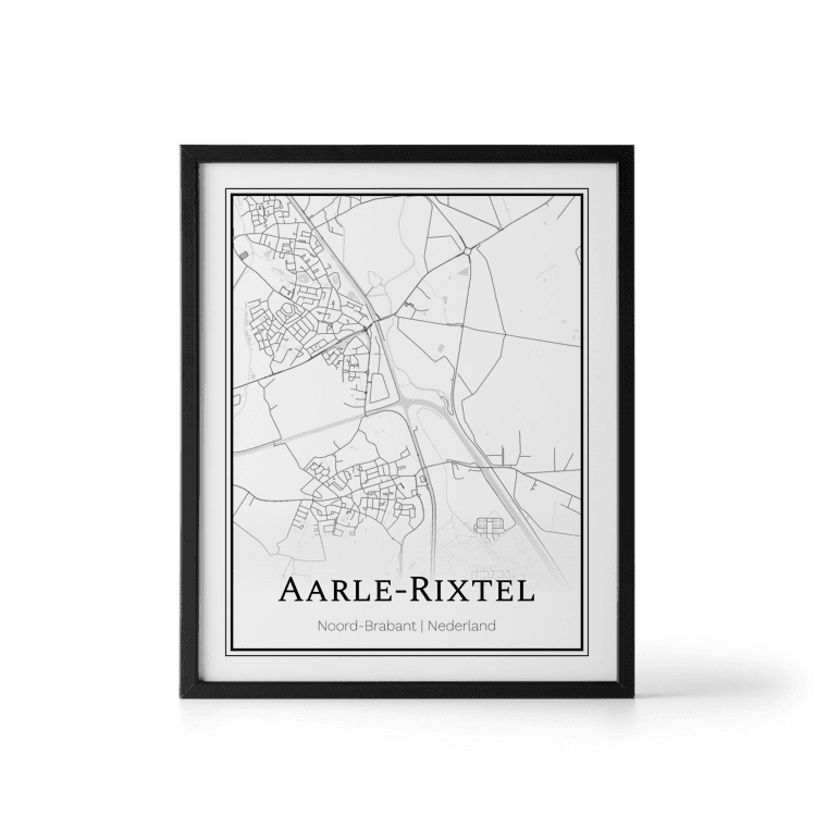 plattegrond-aarle-rixtel-poster