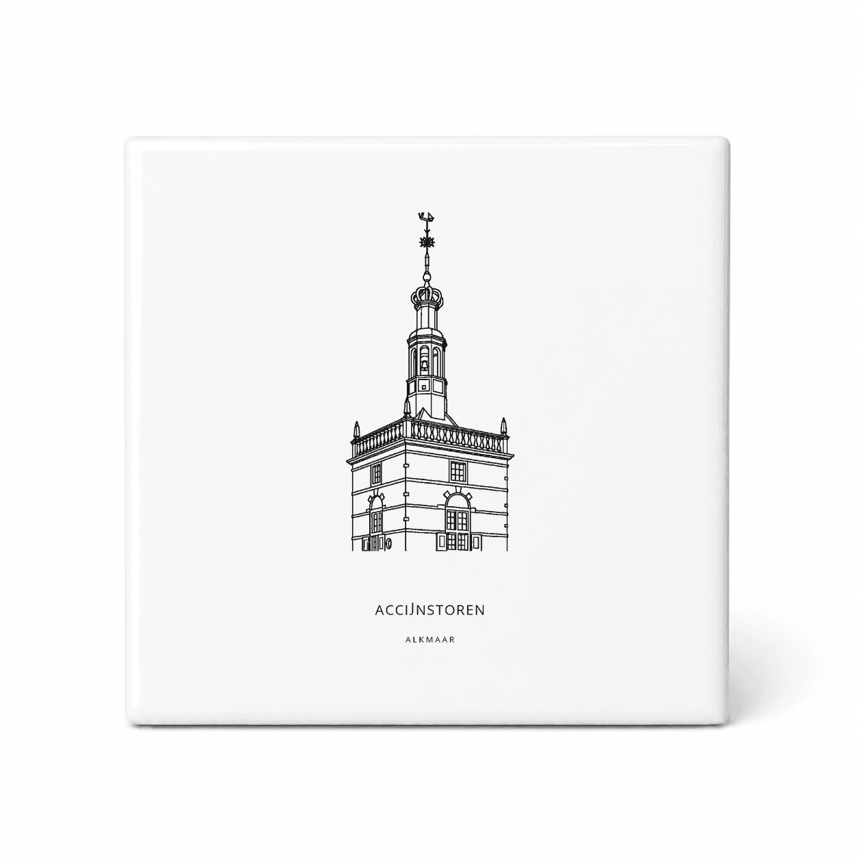 Accijnstoren tegeltje – Alkmaar