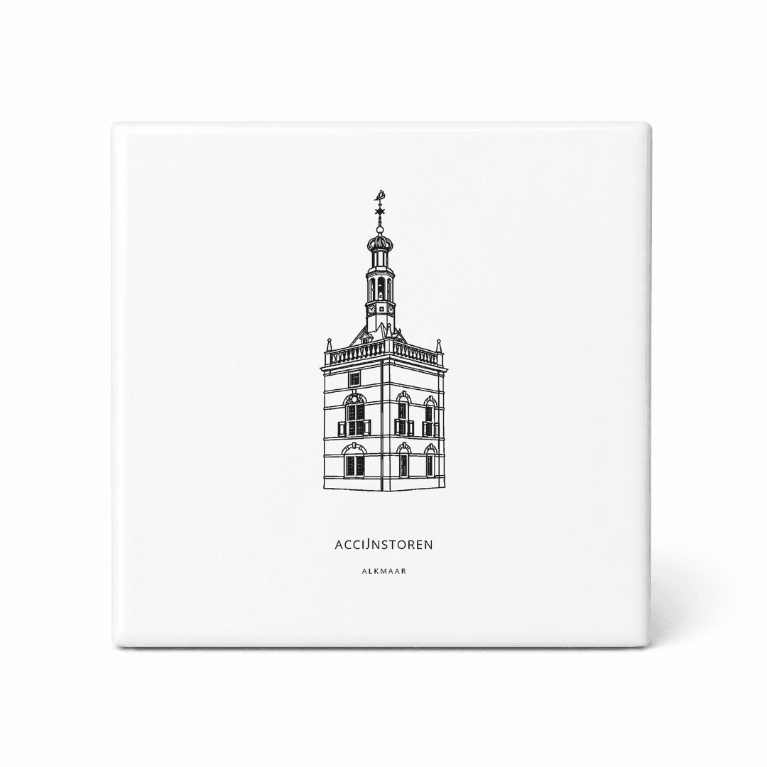 Accijnstoren tegeltje – Alkmaar