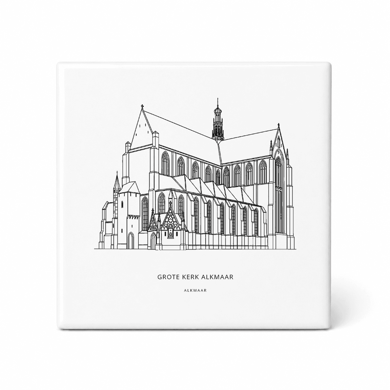 Grote Kerk Alkmaar tegeltje – Alkmaar