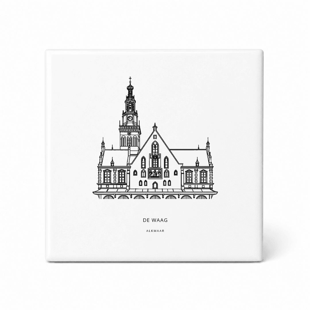 De Waag tegeltje – Alkmaar