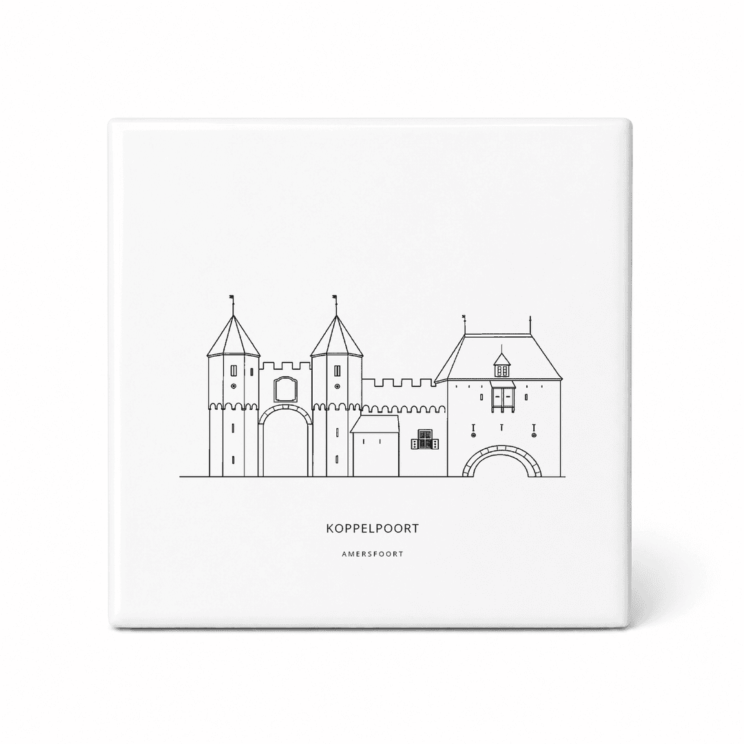 Koppelpoort tegeltje – Amersfoort