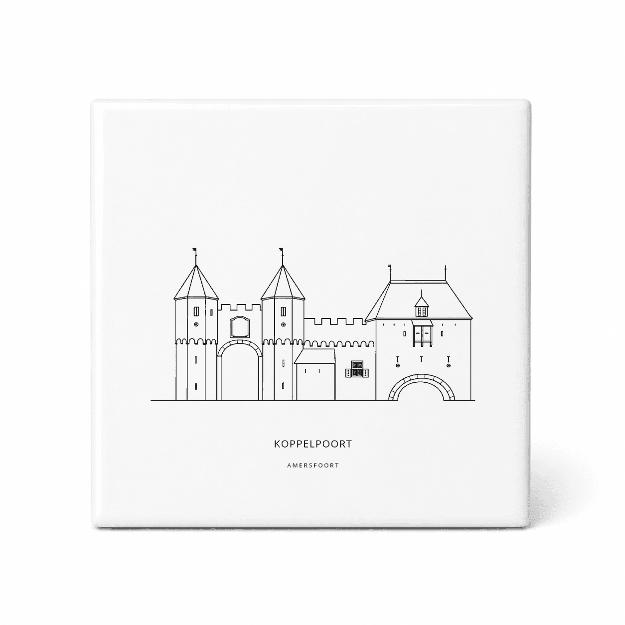 Koppelpoort tegeltje – Amersfoort