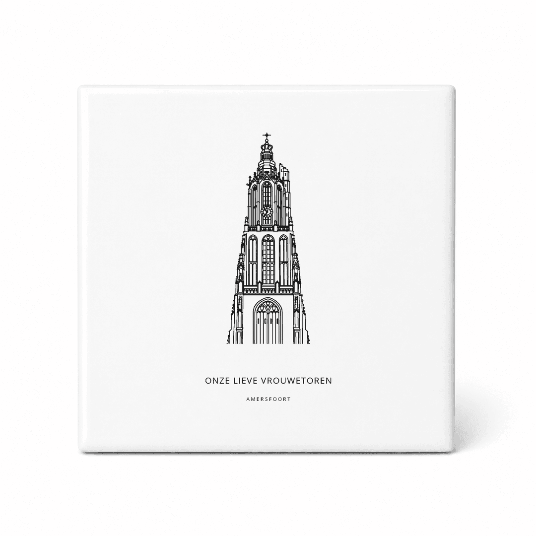 Onze Lieve Vrouwetoren tegeltje – Amersfoort