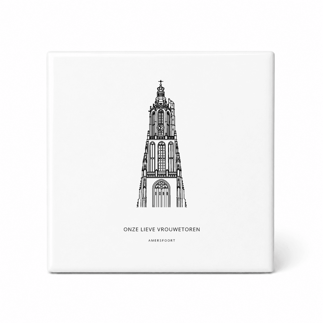 Onze Lieve Vrouwetoren tegeltje – Amersfoort