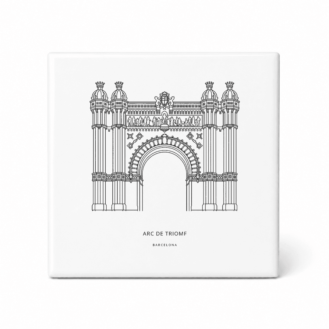 Arc de Triomf tegeltje – Barcelona