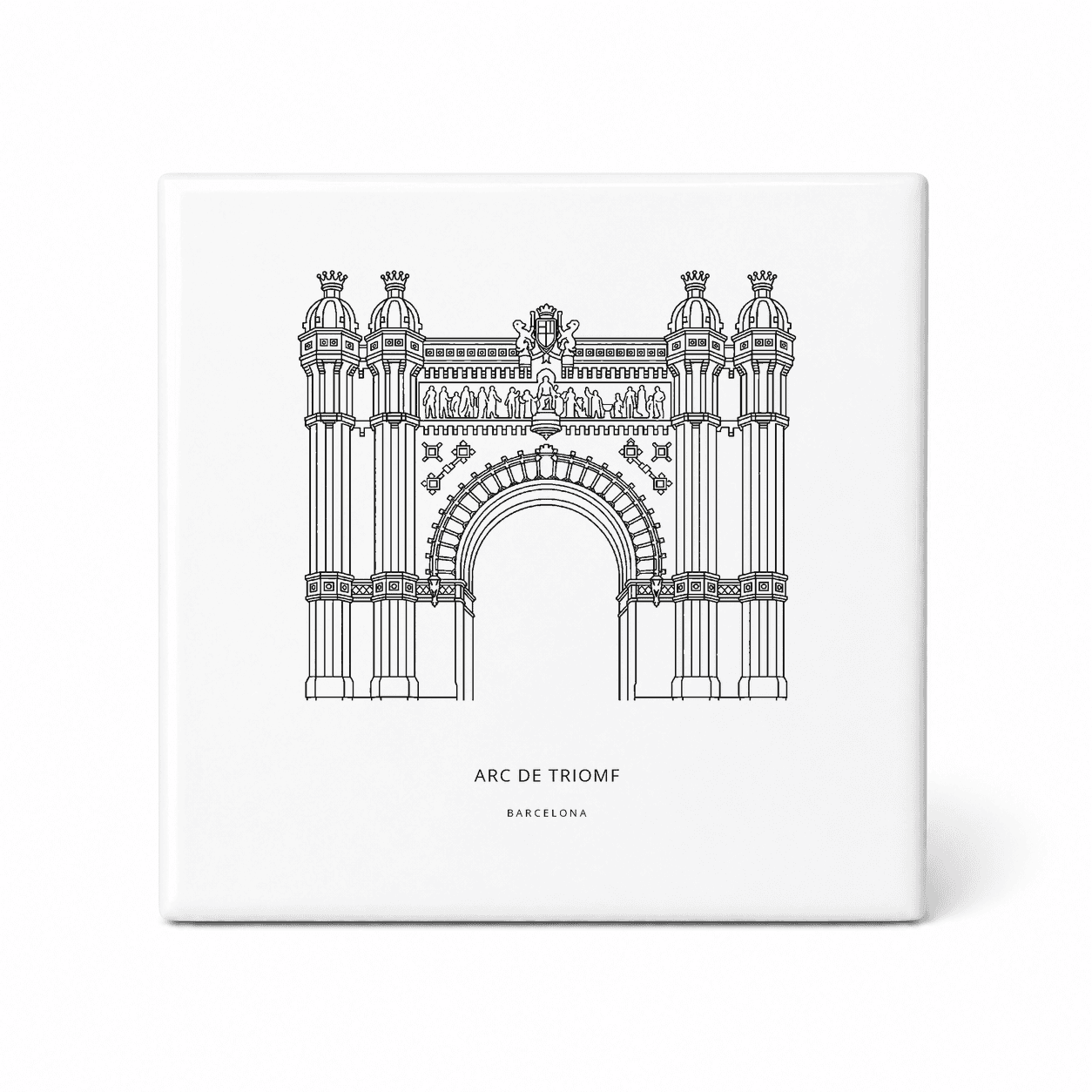 Arc de Triomf tegeltje – Barcelona