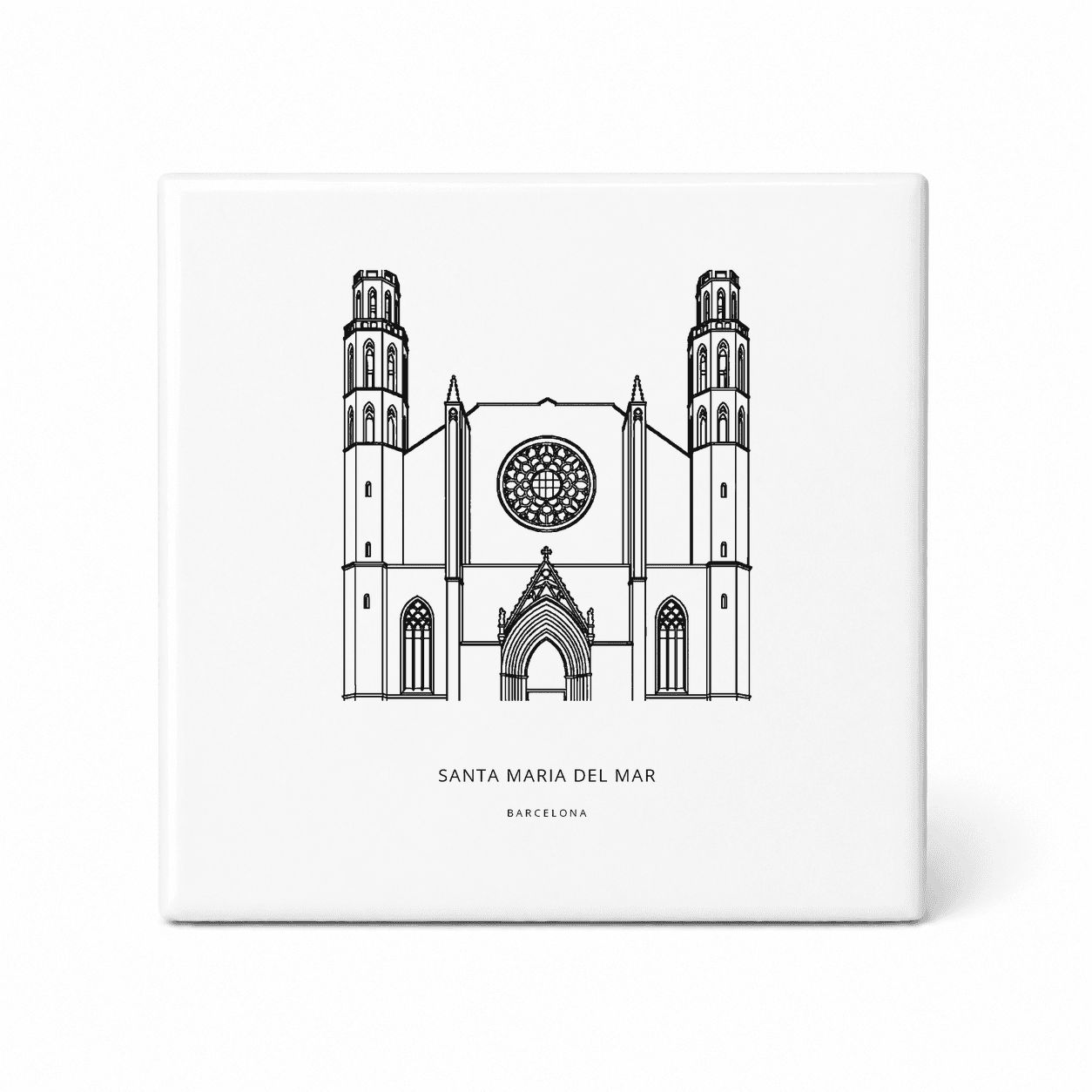 Santa Maria del Mar tegeltje – Barcelona