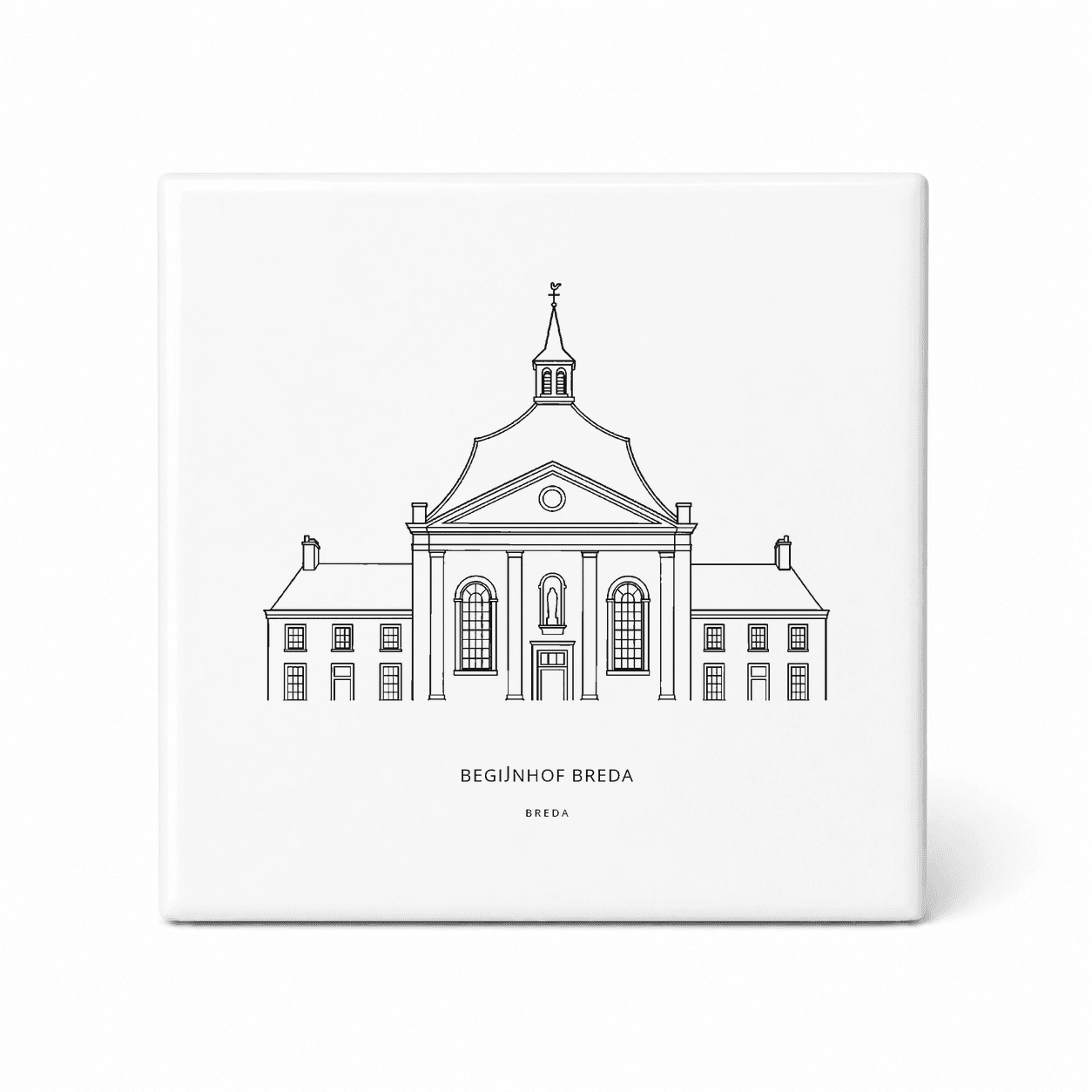Begijnhof Breda tegeltje – Breda