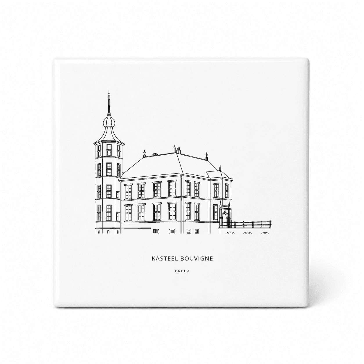 Kasteel Bouvigne tegeltje – Breda