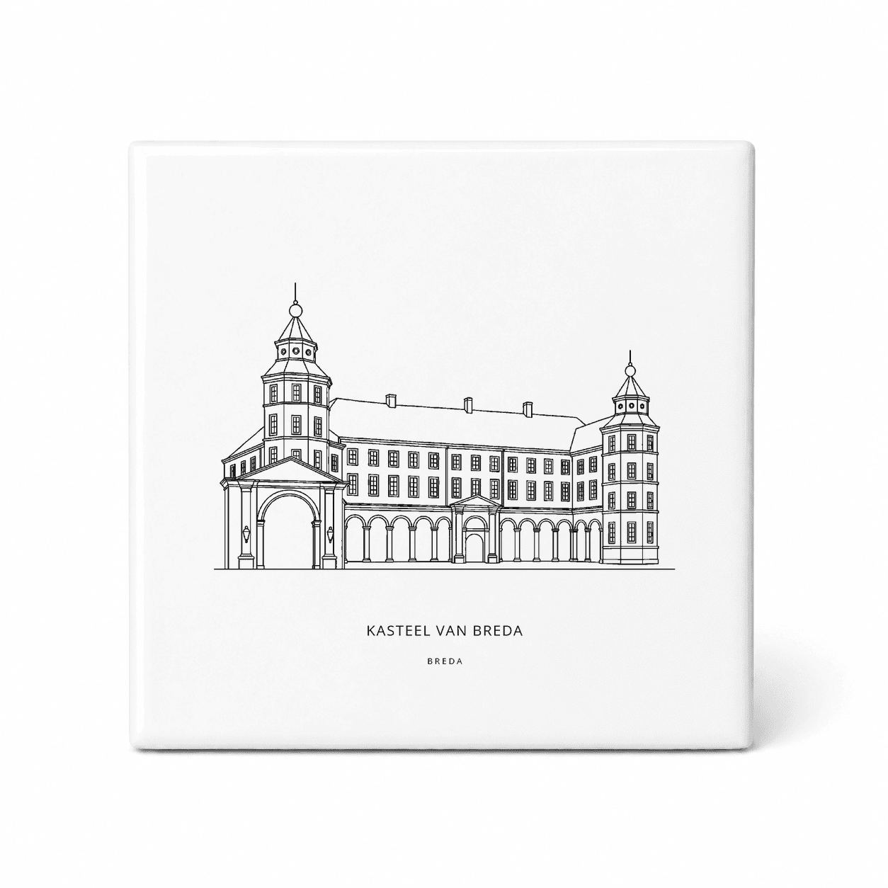 Kasteel van Breda tegeltje – Breda
