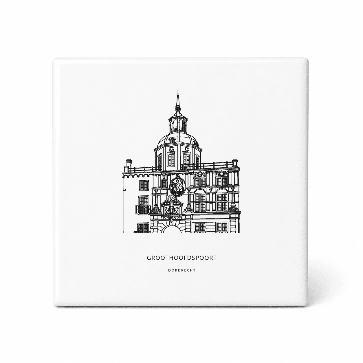 Groothoofdspoort tegeltje – Dordrecht