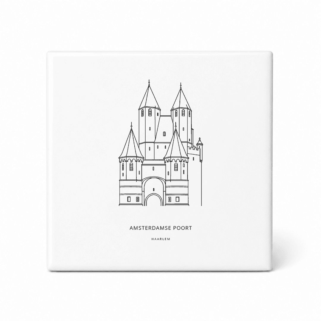 Amsterdamse Poort tegeltje – Haarlem