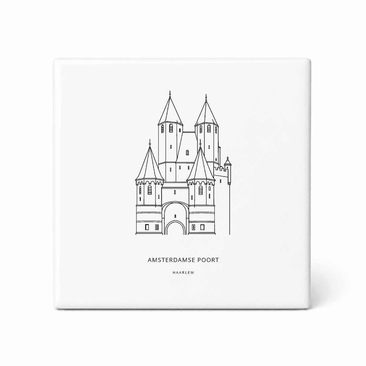 Amsterdamse Poort tegeltje – Haarlem