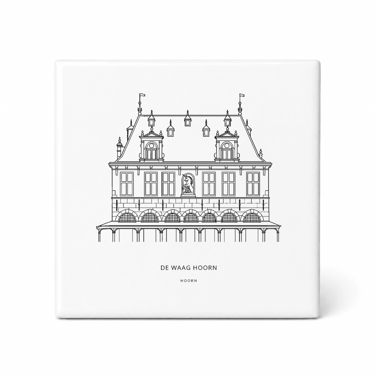 De Waag Hoorn tegeltje – Hoorn