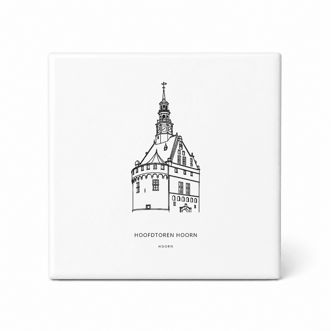 Hoofdtoren Hoorn tegeltje – Hoorn