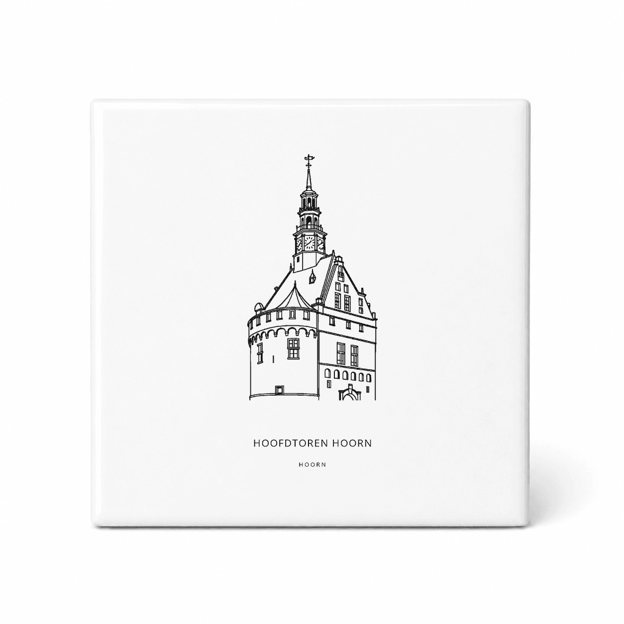 Hoofdtoren Hoorn tegeltje – Hoorn