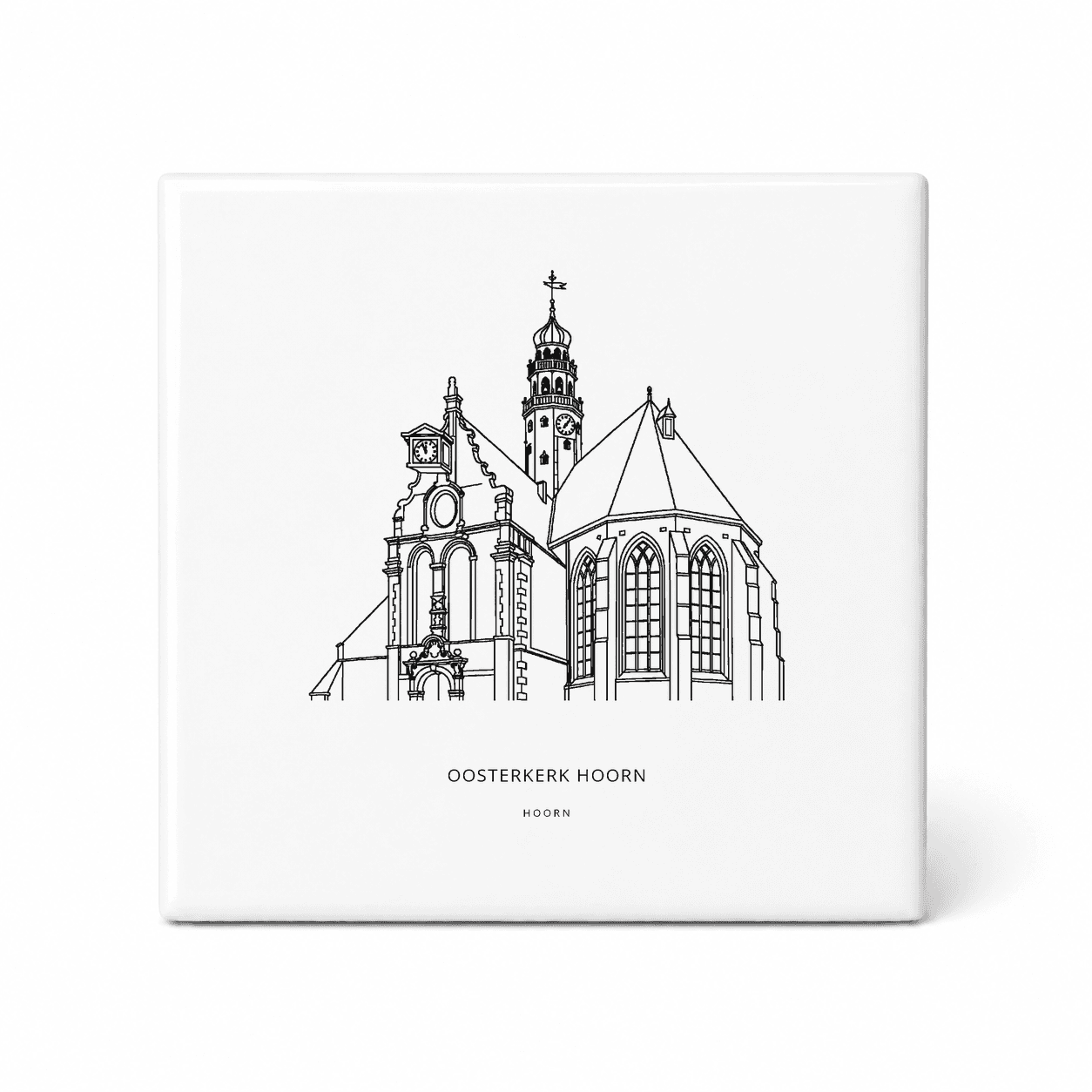 Oosterkerk Hoorn tegeltje – Hoorn