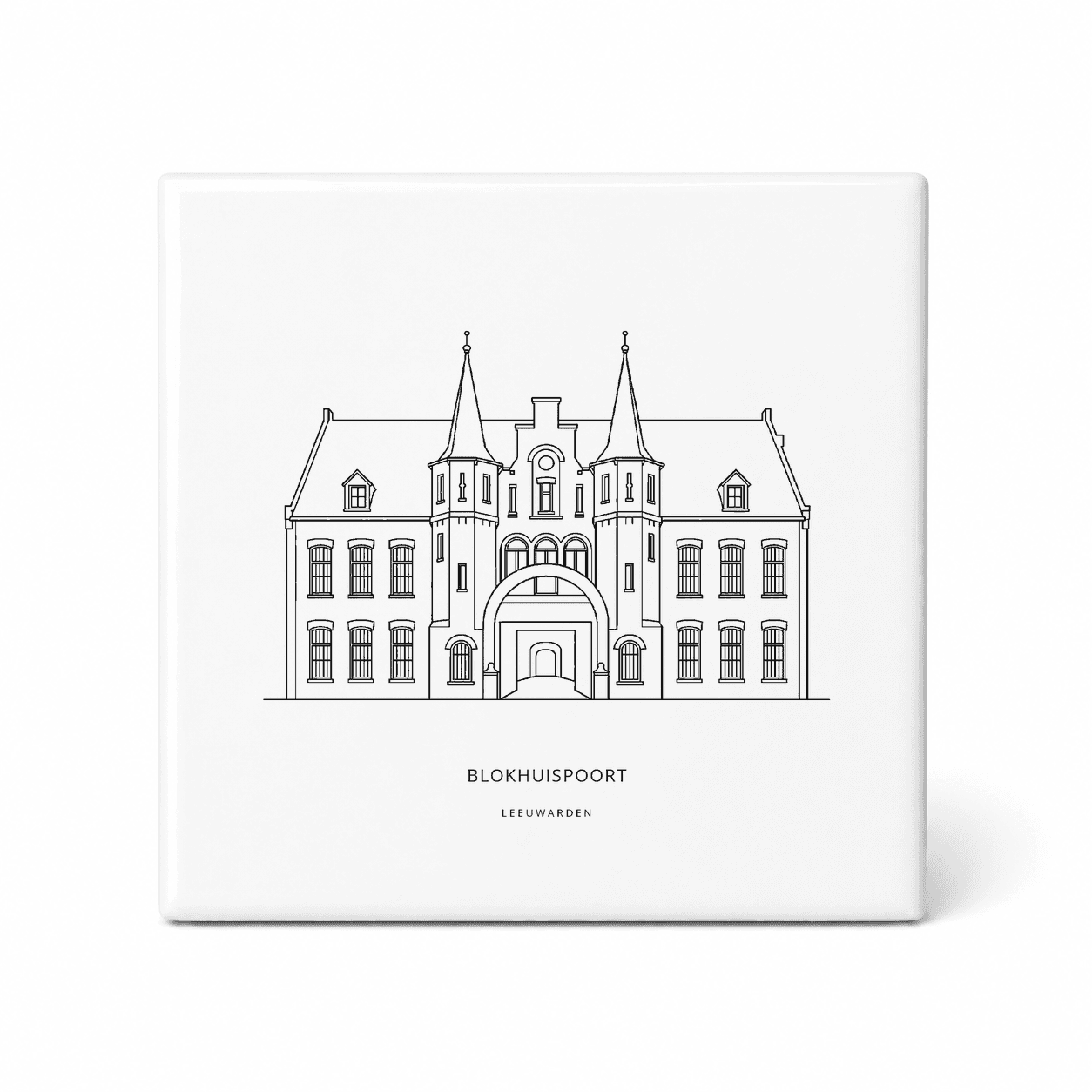 Blokhuispoort tegeltje – Leeuwarden