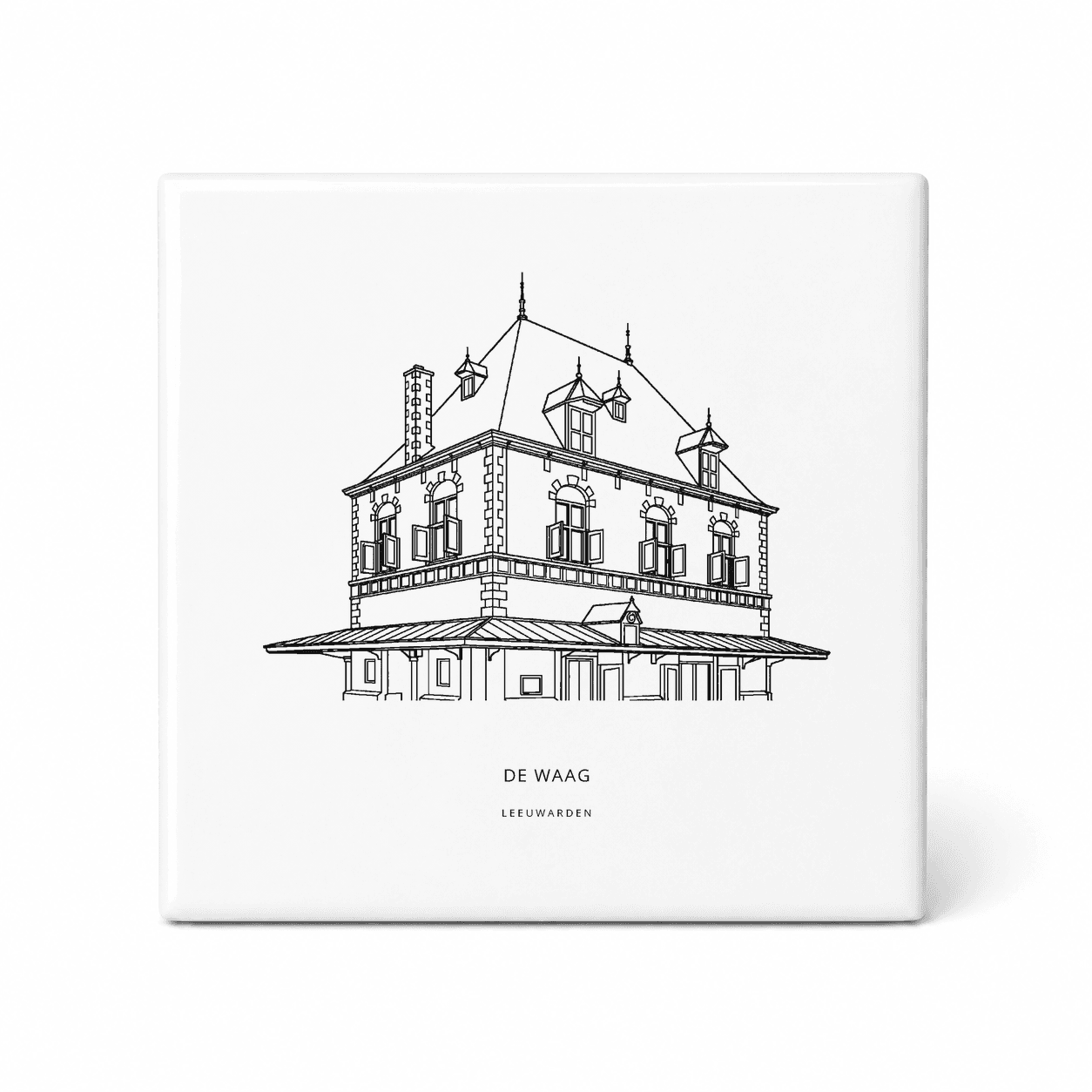 De Waag tegeltje – Leeuwarden