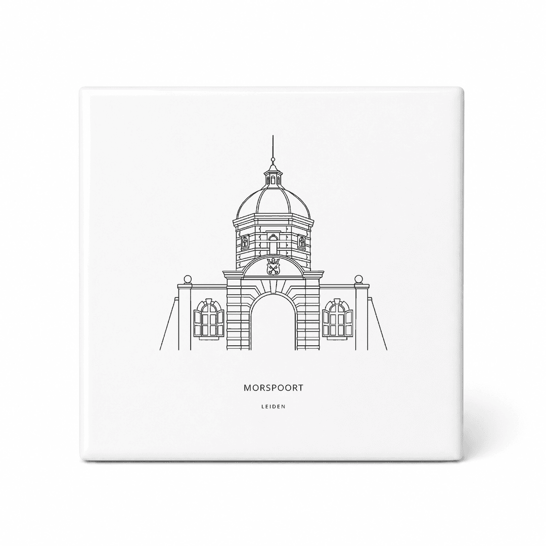 Morspoort tegeltje – Leiden