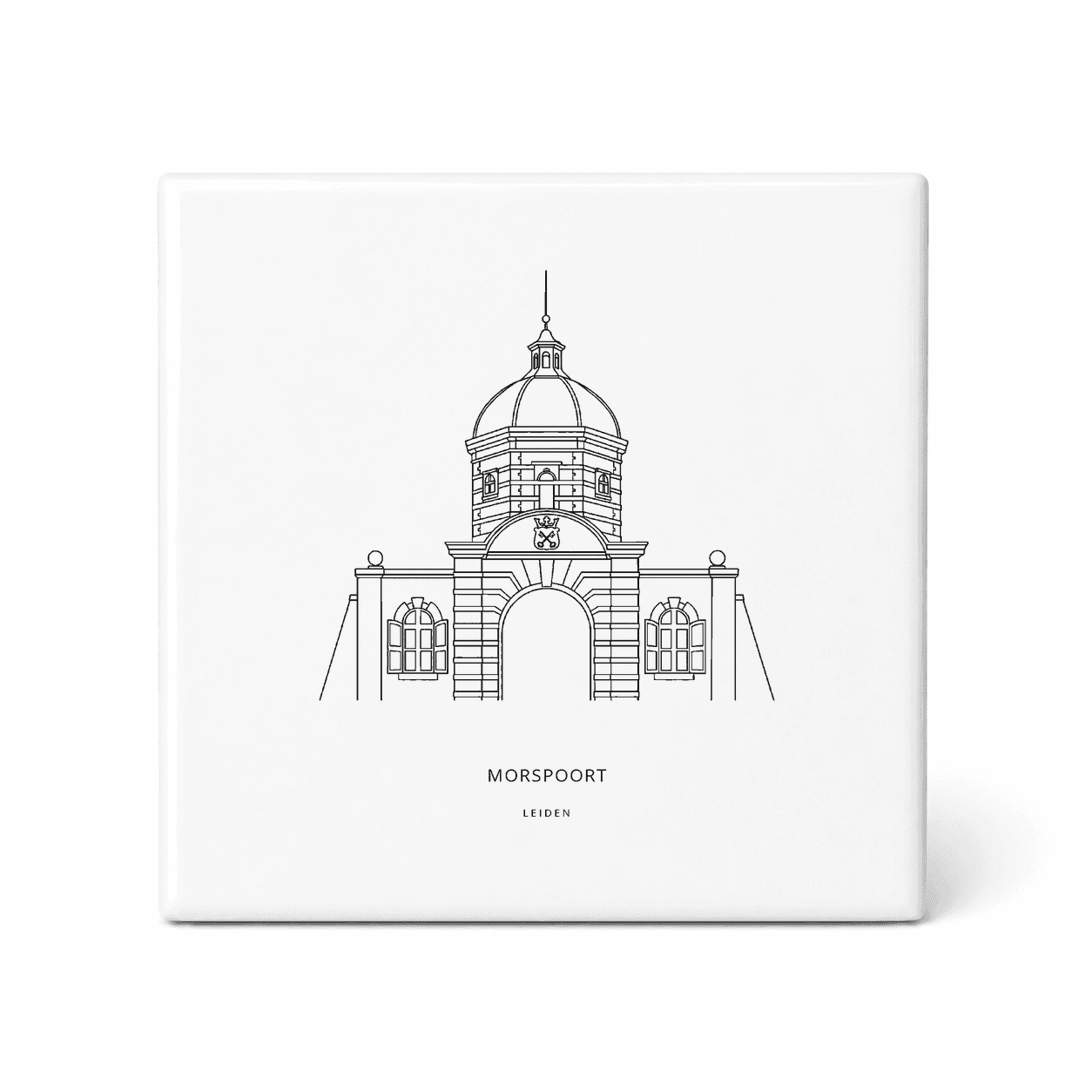 Morspoort tegeltje – Leiden