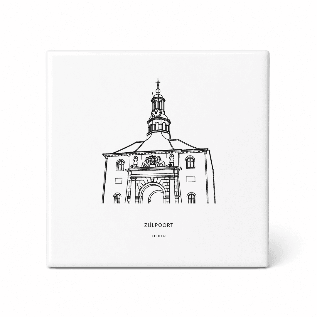 Zijlpoort tegeltje – Leiden