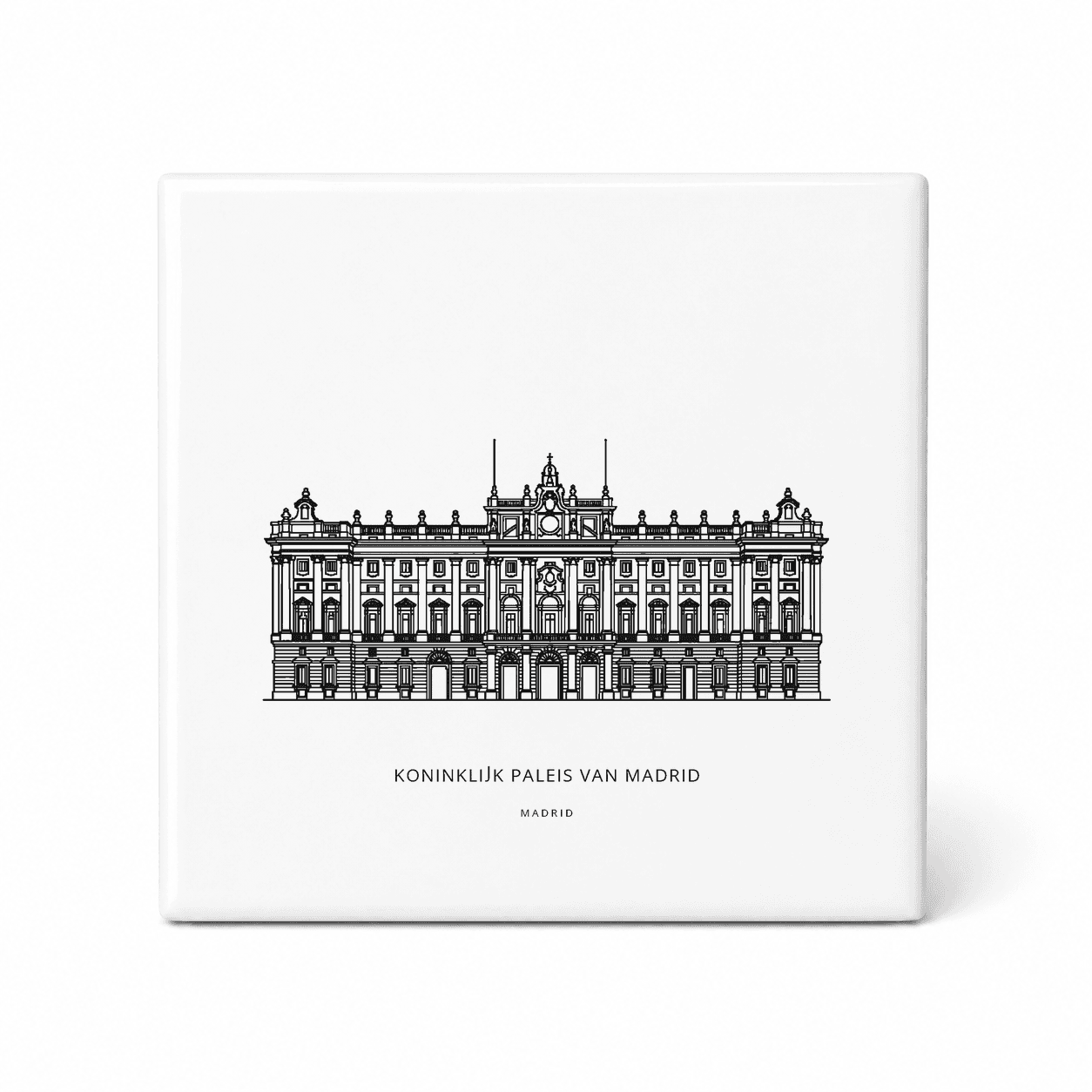 Koninklijk Paleis van Madrid tegeltje – Madrid