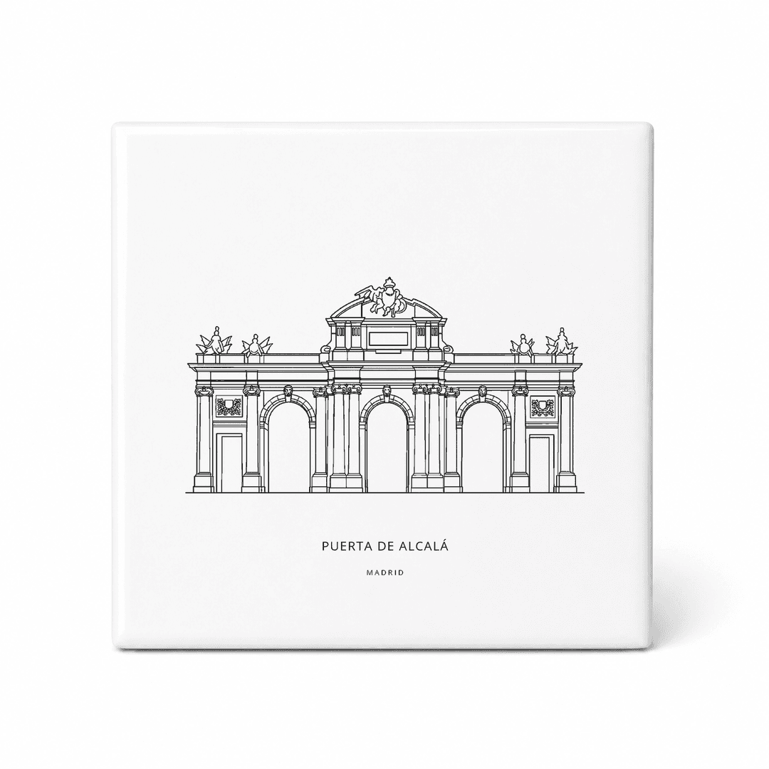 Puerta de Alcalá tegeltje – Madrid