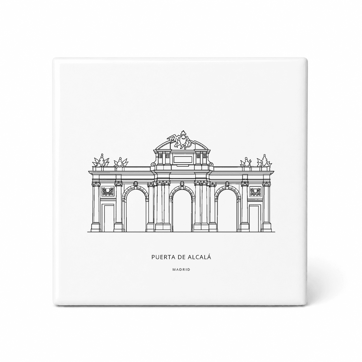 Puerta de Alcalá tegeltje – Madrid