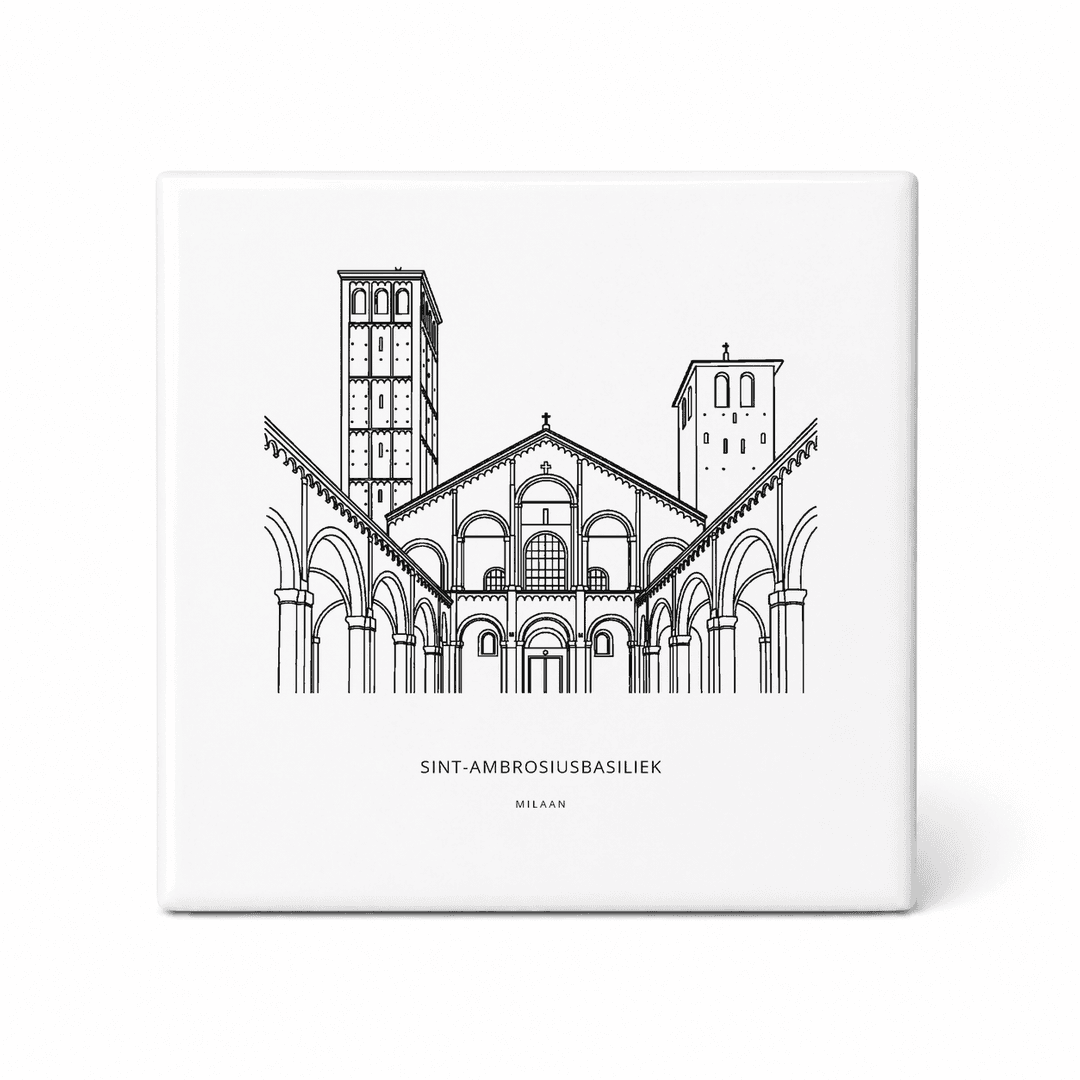 Sint-Ambrosiusbasiliek tegeltje – Milaan