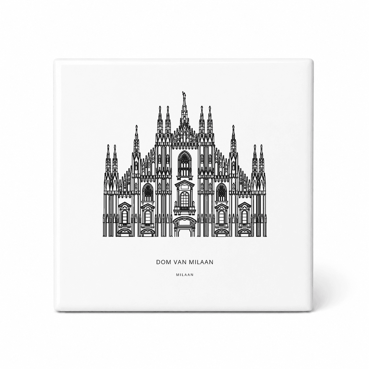 Dom van Milaan tegeltje – Milaan