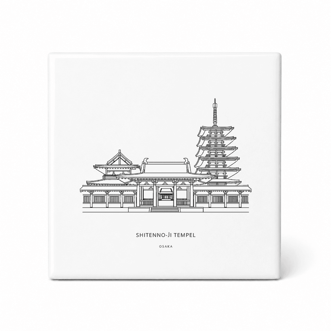 Shitenno-ji tempel tegeltje – Osaka