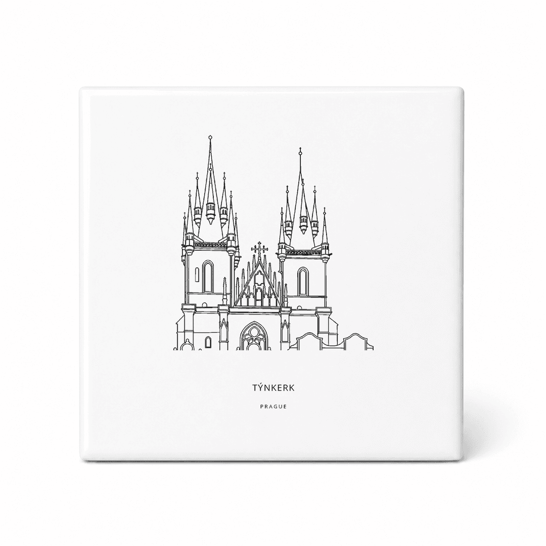 Týnkerk tegeltje – Prague