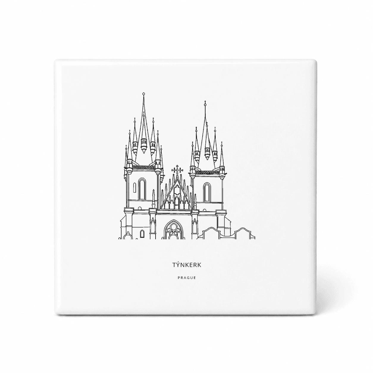 Týnkerk tegeltje – Prague