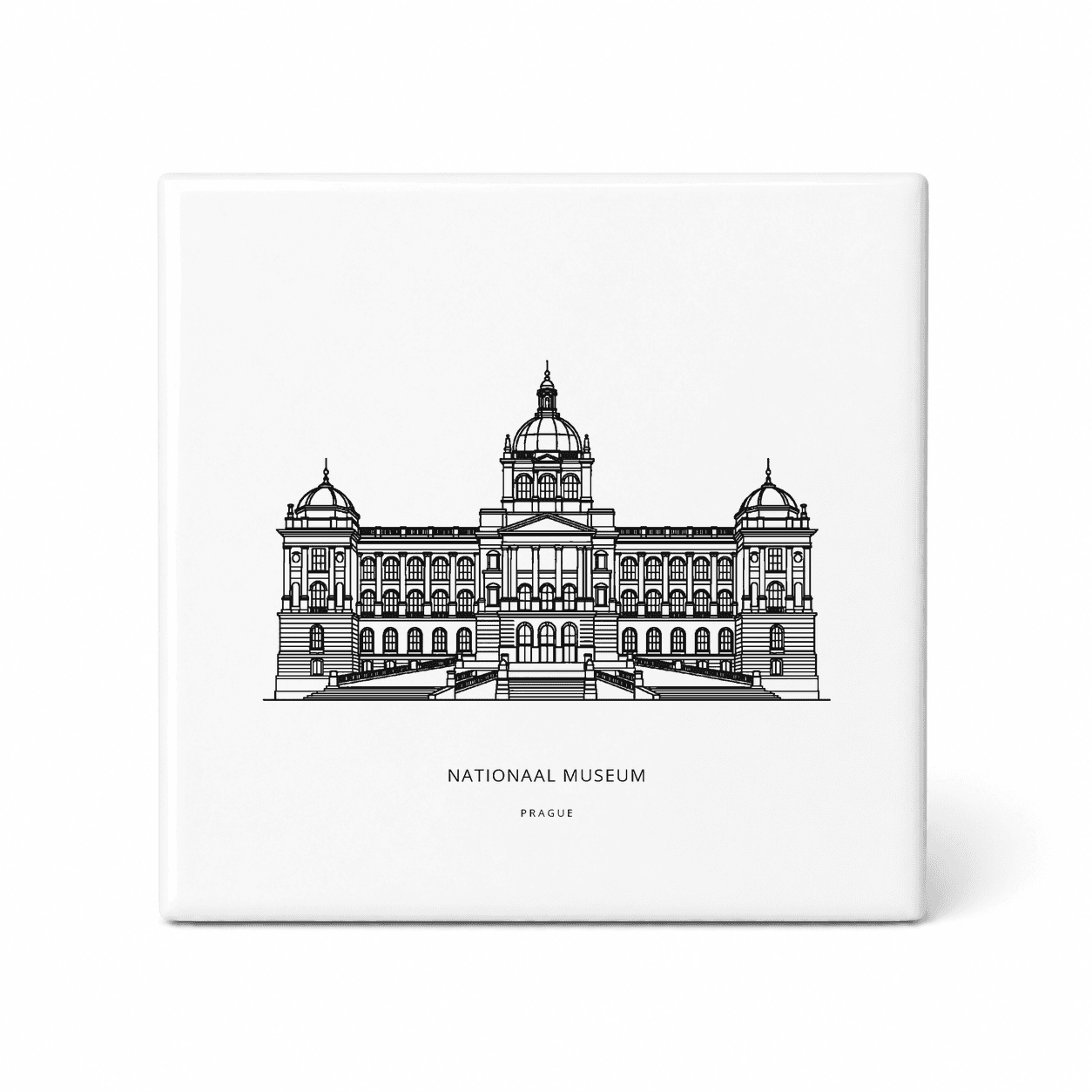 Nationaal Museum tegeltje – Prague