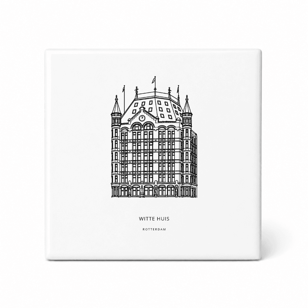 Witte Huis tegeltje – Rotterdam